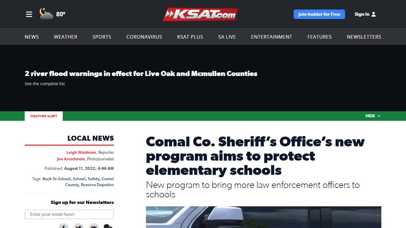 Comal Co. Sheriff’s Office’s new program aims to protect elementary schools